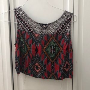 Patterned Tank Top
